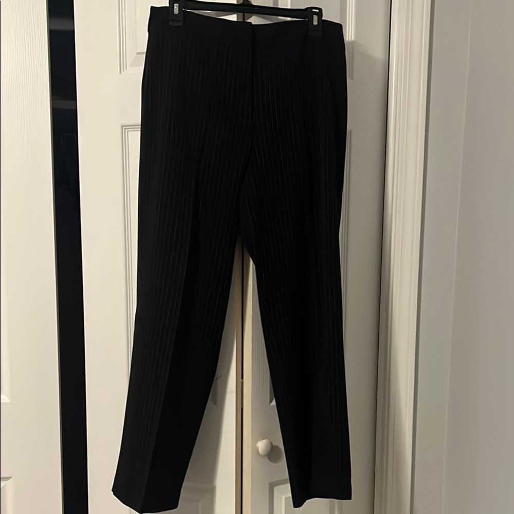 Investments Black Straight-Leg Trousers